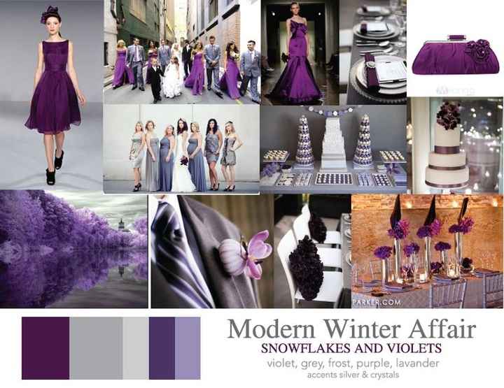 boda en morado