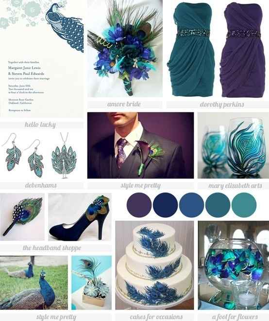 boda en color uva