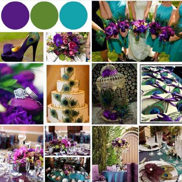 boda en color uva