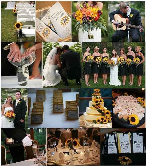boda y girasoles