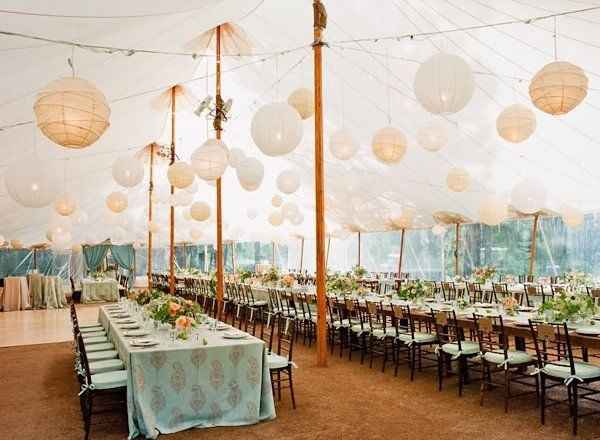 decoración recepción boda