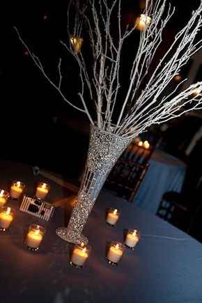decoración centros de mesa rosa