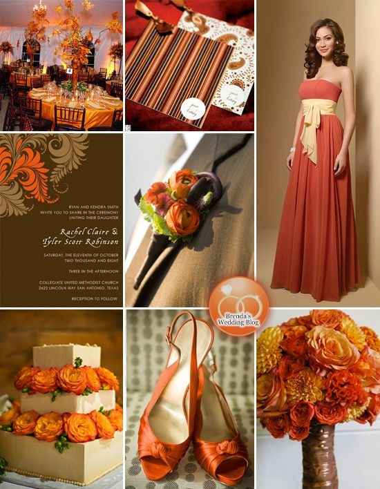 boda tema colores otoñales