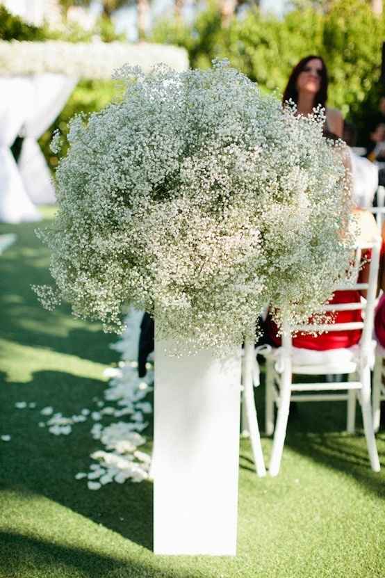 decoración con nube para boda