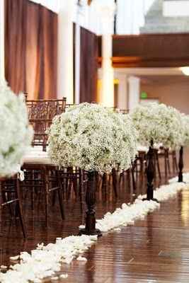 decoración con nube para boda