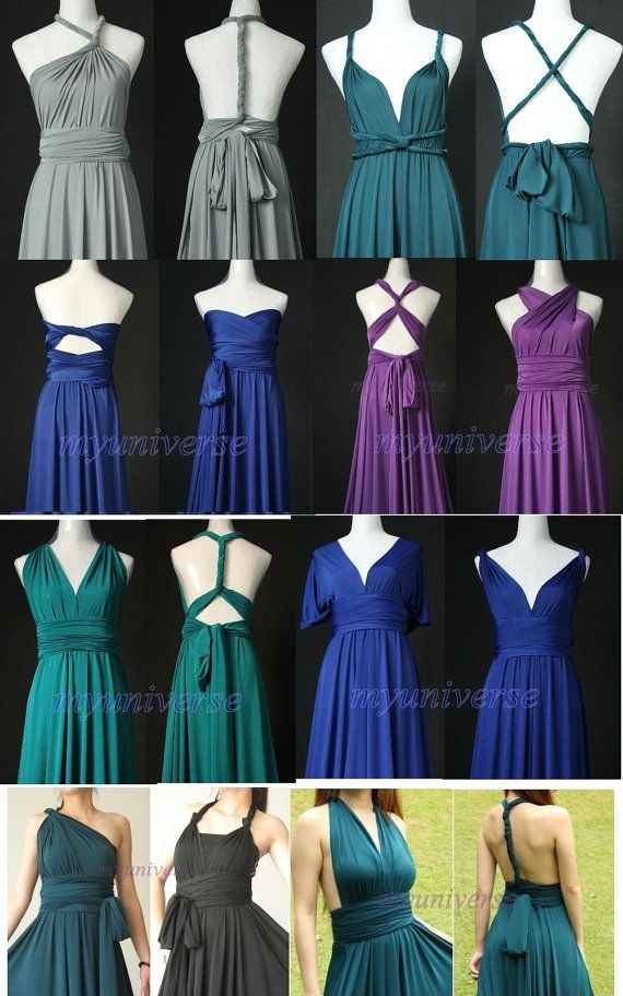 COLORES VESTIDOS DAMAS DE HONOR