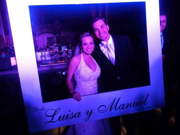 marco para fotos boda