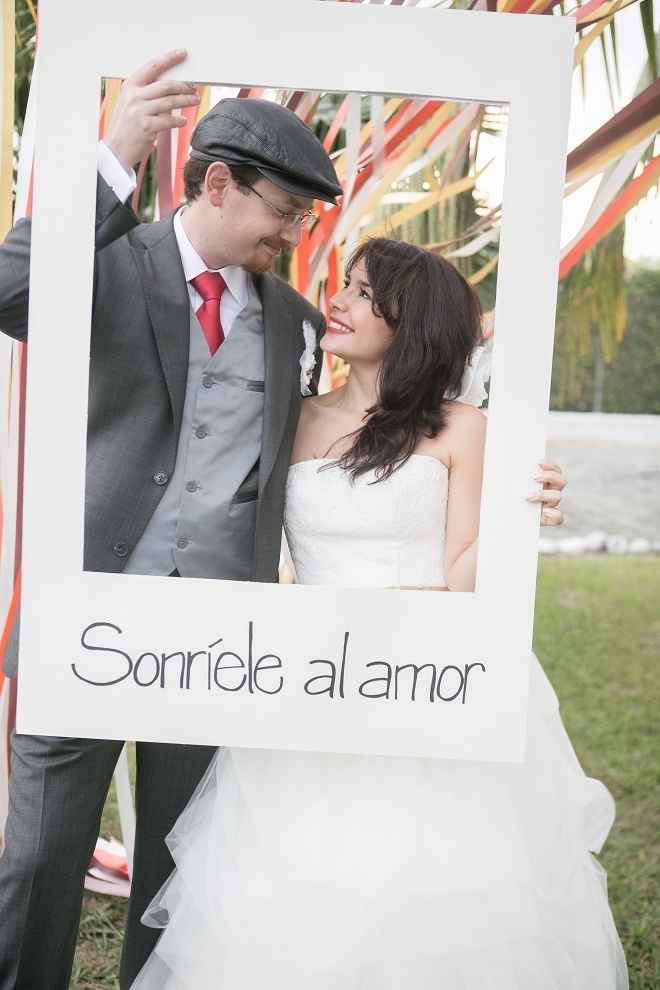 marco para fotos boda
