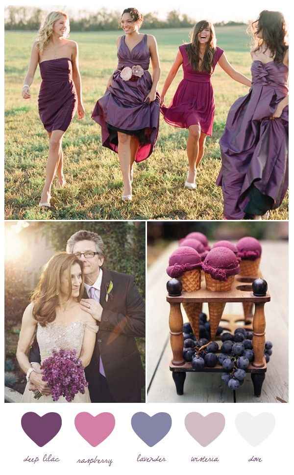 boda en color morado :D