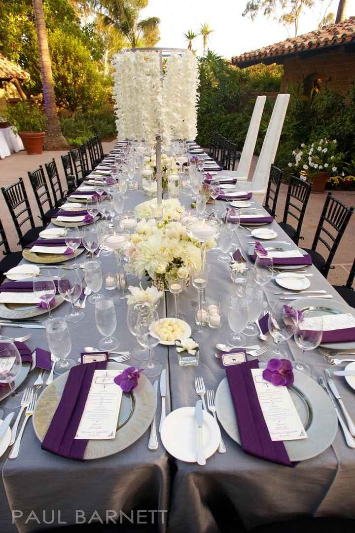 boda en color morado :D