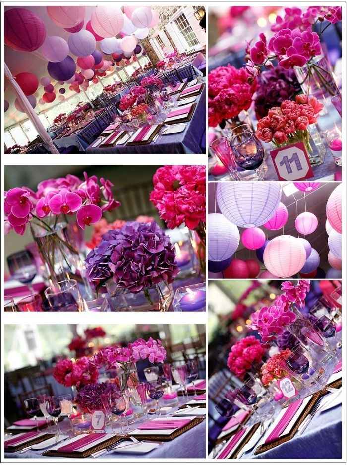 boda en color morado :D