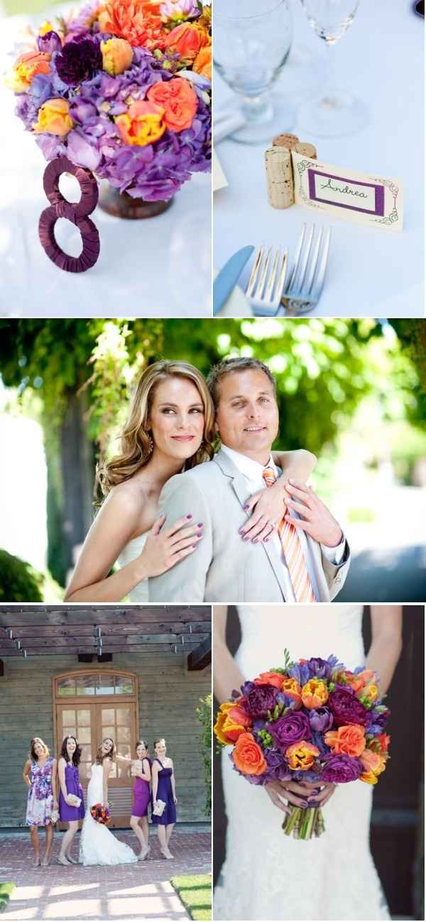 boda en color morado :D