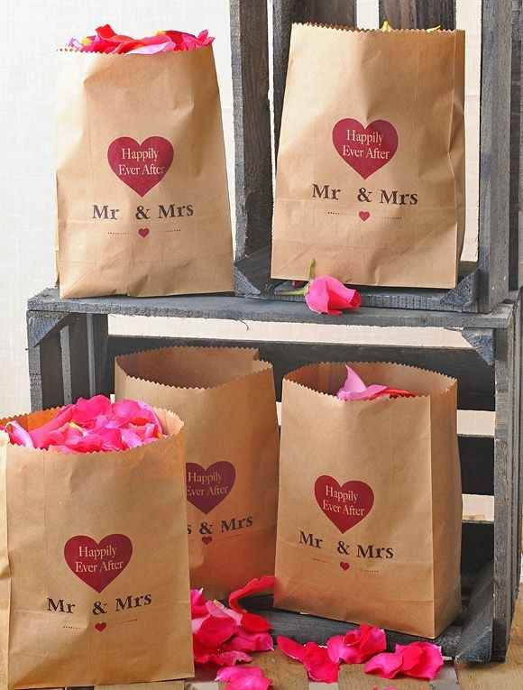 bolsas papel para petalos