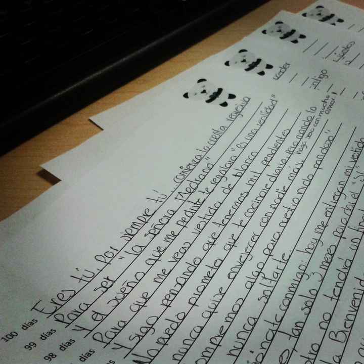 detalle a 100 días para mi amor