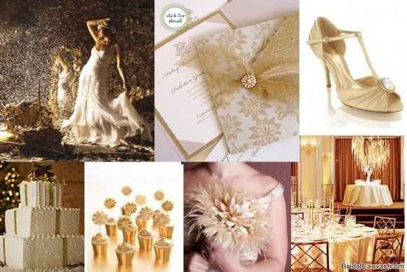 boda en dorado