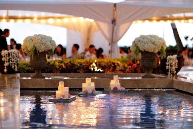 boda recepción alberca