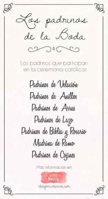 Cuantos padrinos hay