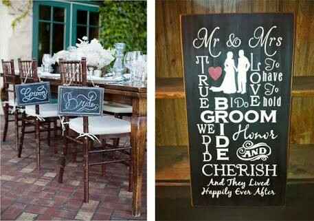 Ideas con pizarrones,  estilo vintage - 11