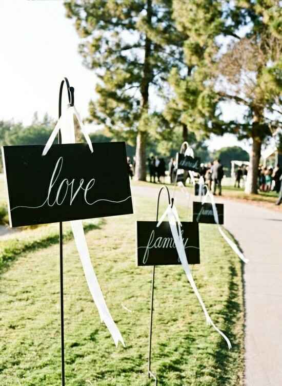 Ideas con pizarrones,  estilo vintage - 12