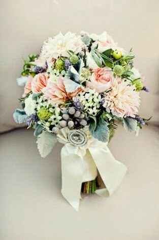 Ramo de novia,  estilo vintage - 8