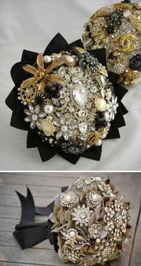 Ramo de novia,  estilo vintage - 13