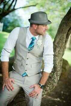 El novio,  estilo vintage - 1