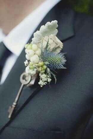 Boutonnieres, estilo vintage - 2