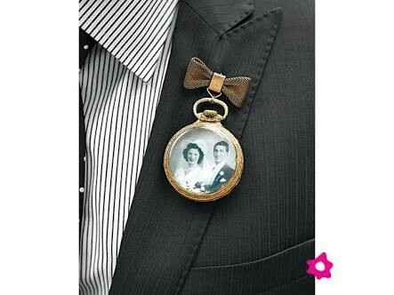 Boutonnieres, estilo vintage - 7