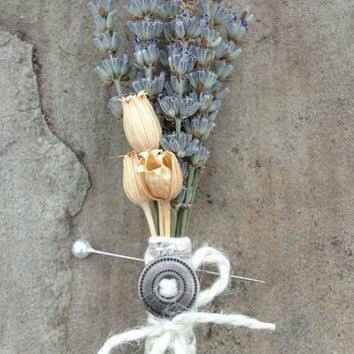Boutonnieres, estilo vintage - 10