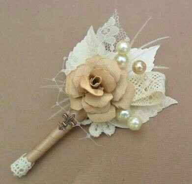Boutonnieres, estilo vintage - 11