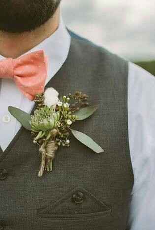 Boutonnieres, estilo vintage - 13