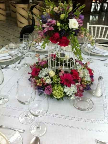 Centros de mesa, estilo vintage - 3