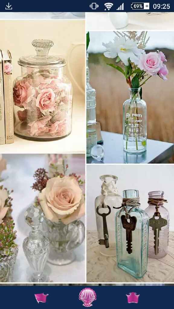 Centros de mesa, estilo vintage - 8