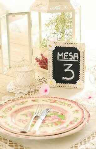 Centros de mesa, estilo vintage - 28