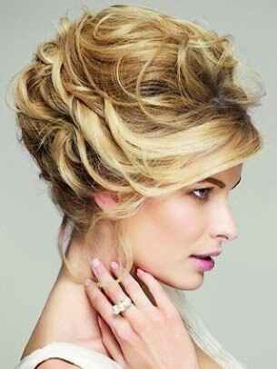 Peinados para novia,  cabello corto - 20