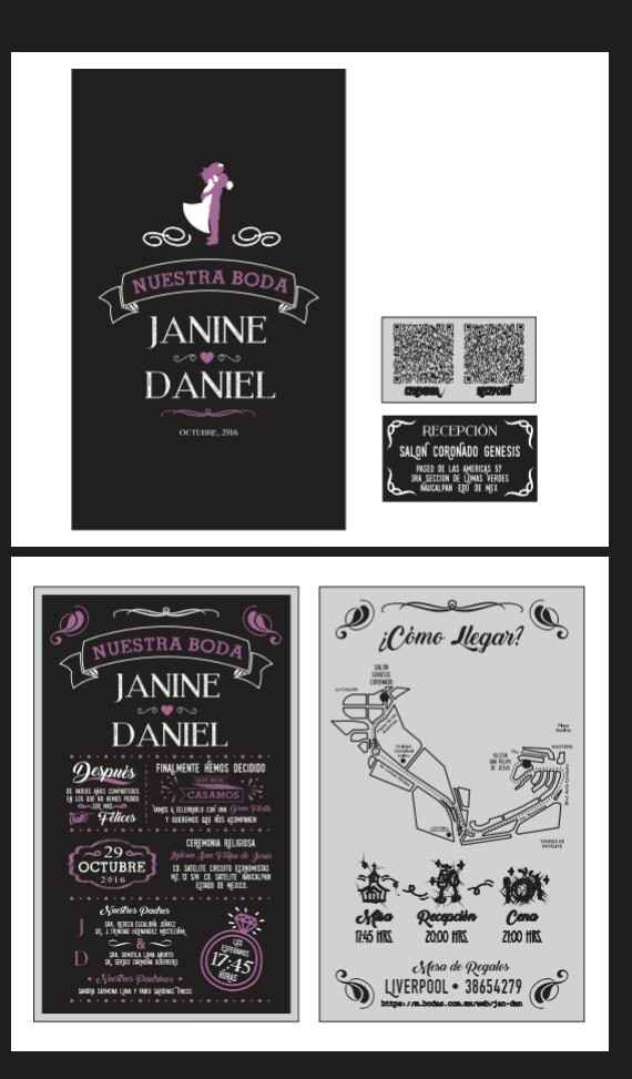 Hola futuras novias. es mi primer devate y quisiera saber su estilo de invitacion. - 1