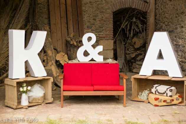 Letras en la boda - 14