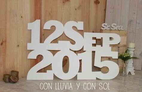 Letras en la boda - 17