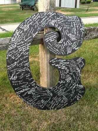 Letras en la boda - 20