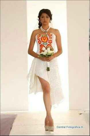 Ideas de vestido para boda maya o prehispanica - 2