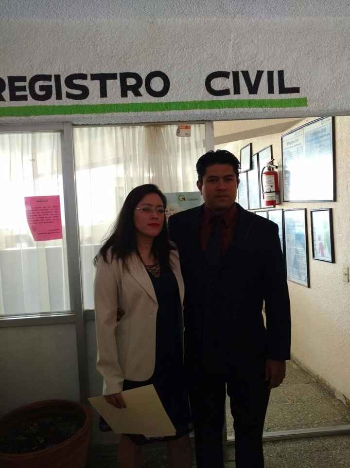 Nuestra boda civil