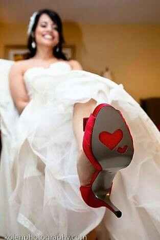 Boda en rojo "los zapatos" - 1