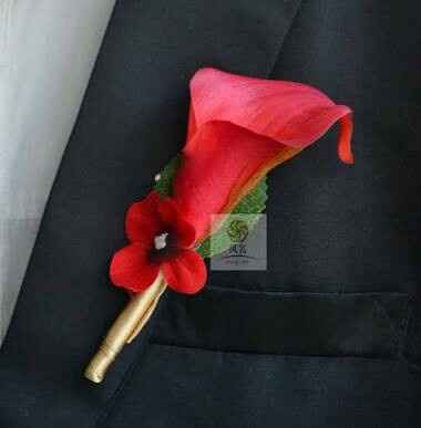 Boda en rojo "el boutonnier" - 1