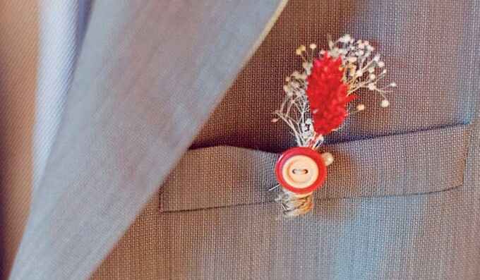 Boda en rojo "el boutonnier" - 4