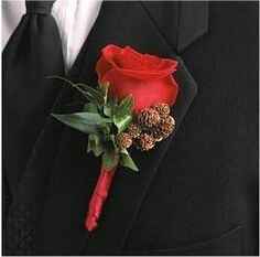 Boda en rojo "el boutonnier" - 6