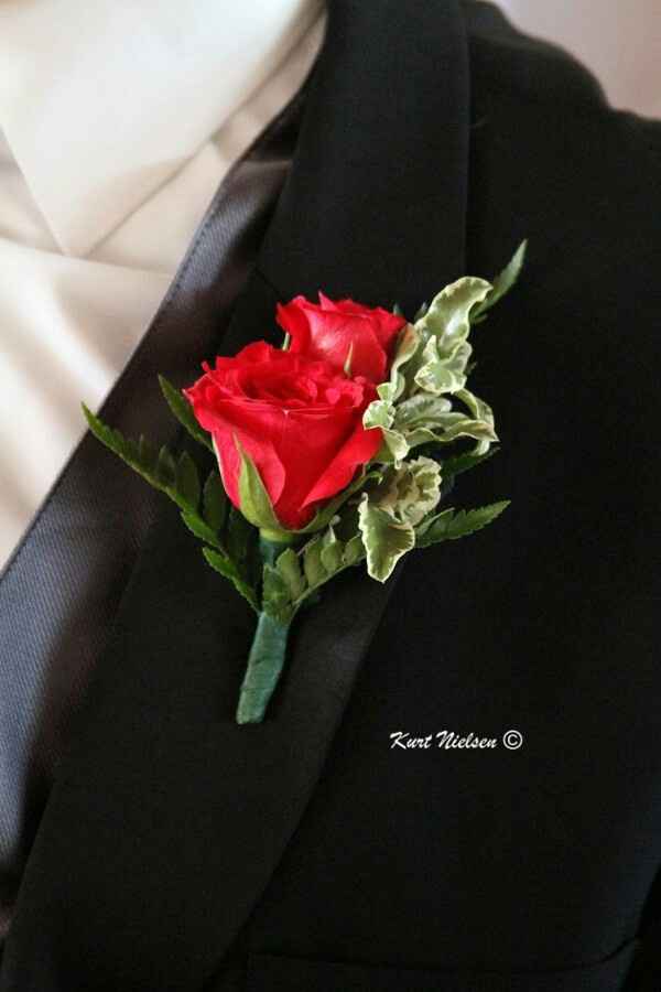 Boda en rojo "el boutonnier" - 8