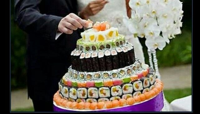Pastel estilo...  ¿sushi? - 4