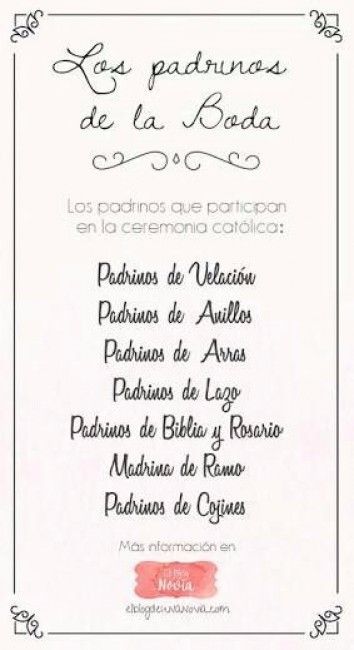 Cuantos padrinos hay