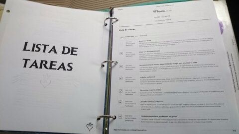 Imprimí las tareas de bodas.com