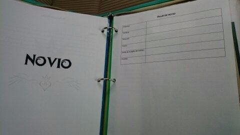 Sección novio